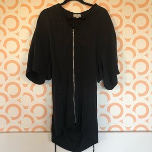 Acne studio’s mini black batwing dress